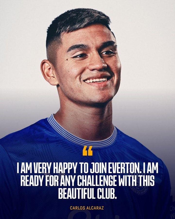 金年会金字招牌诚信至上官方：埃弗顿买断阿尔卡拉斯&签约2年，据悉费用1500万欧+300万欧